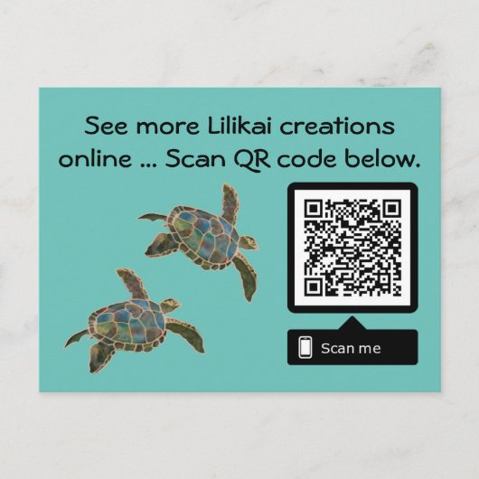 Catalogus Kaart - Lilikai Turtle (Voorkant)