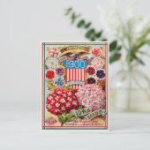 Catalogus kousenbloem briefkaart (Staand voorkant)