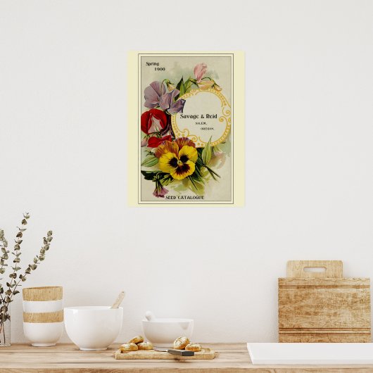 Catalogus  kousenbloem poster (Keuken)