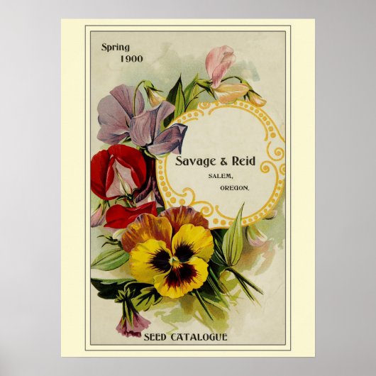 Catalogus kousenbloem poster (Voorkant)