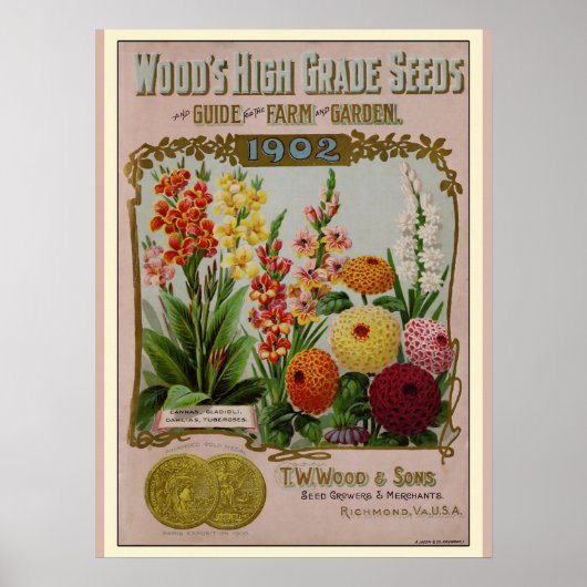 Catalogus  kousenbloem poster (Voorkant)