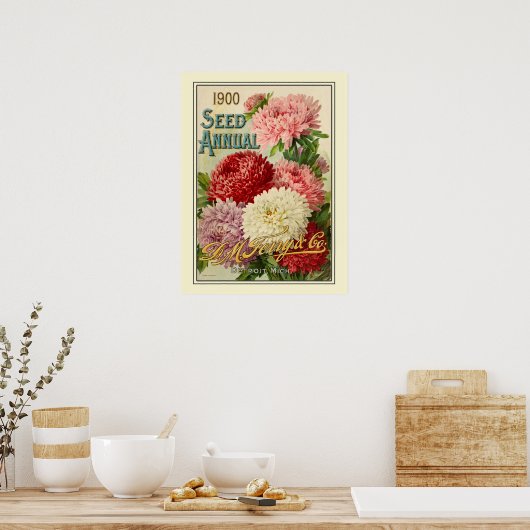 Catalogus kousenbloem poster (Keuken)