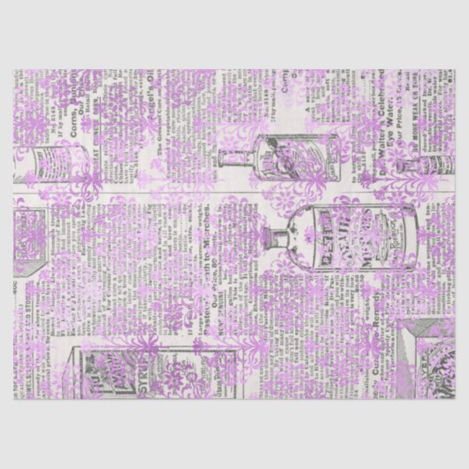  catalogus lavender Damask-decoupage Tissuepapier (Voorkant)