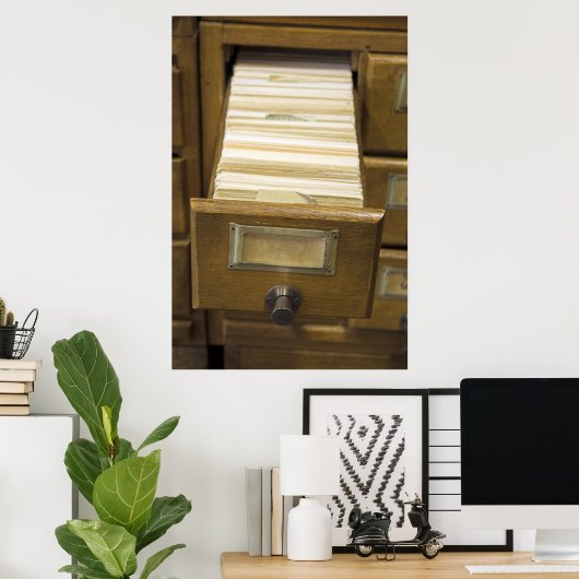 Catalogus open Kaart Poster (Thuiskantoor)