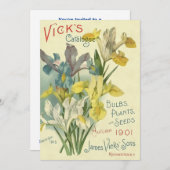  catalogus Plant en zaaigoed van 1901 Kaart (Voorkant / Achterkant)