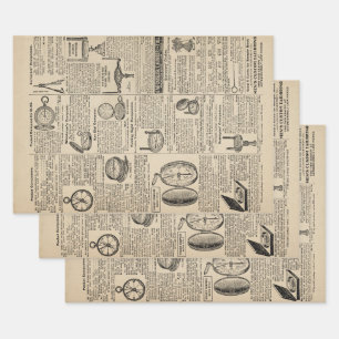 Cataloguspagina  kompas inpakpapier vel