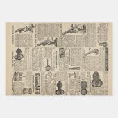 Cataloguspagina microscoop inpakpapier vel (Voorkant)