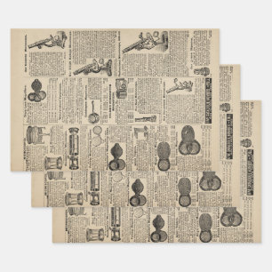 Cataloguspagina  microscoop inpakpapier vel