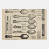 Cataloguspagina  spoons inpakpapier vel (Voorkant 3)