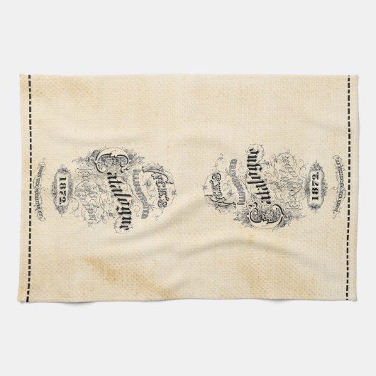  catalogusplakken theedoek (Horizontaal)