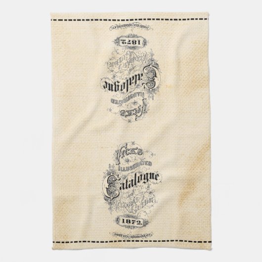 catalogusplakken theedoek (Verticaal)