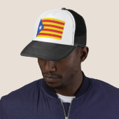 Catalonië (de blauwe rode vlag) trucker pet (In situ)
