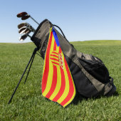 Catalonië Golfhanddoek (Groen)