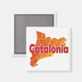 Catalonië Magneet (Voorkant / Achterkant)