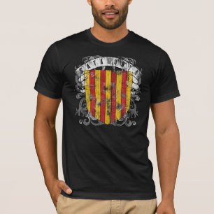 Catalonië Mannen donker Shirt