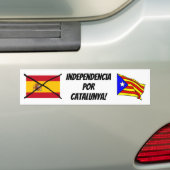 Catalonië Onafhankelijkheid bumper sticker (Op auto)