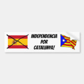 Catalonië Onafhankelijkheid bumper sticker (Voorkant)