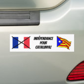 Catalonië Onafhankelijkheid Bumpersticker 2 (Op auto)