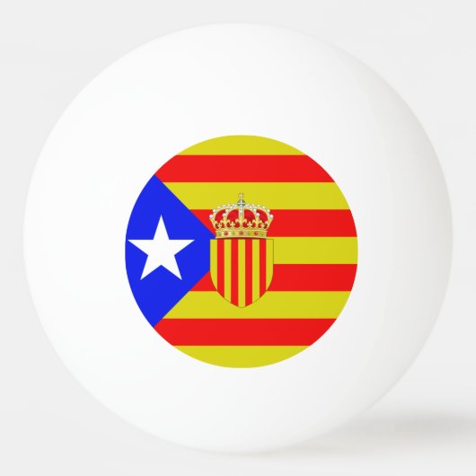 Catalonië Pingpongbal (Achterkant)