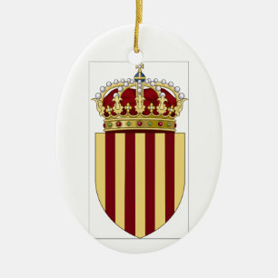 Catalonië (Spanje) Wapenmunt Keramisch Ornament
