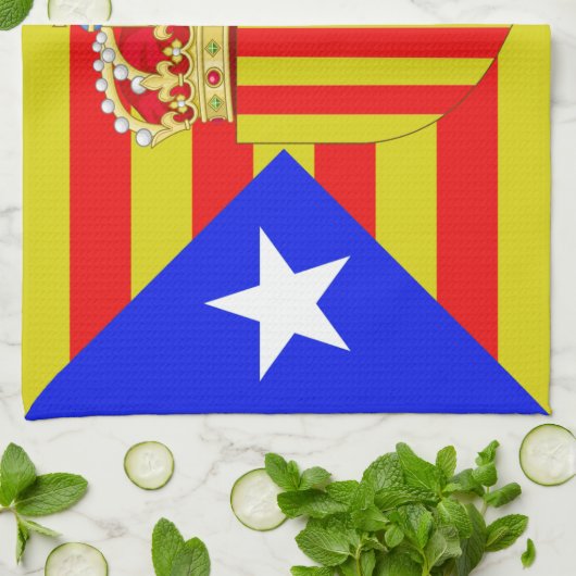 Catalonië Theedoek (Gevouwen)