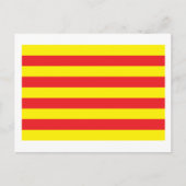 Catalonië Vlag Briefkaart (Voorkant)
