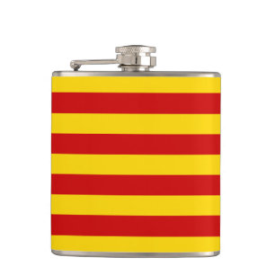 Catalonië Vlag & Catalaans - La Senyera/vaders da Heupfles