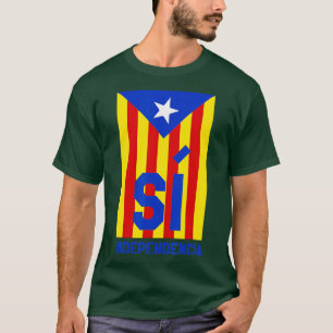 Catalonië Vlag Shirt Catalunya Catalan Independenc