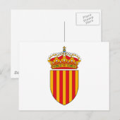 Catalonië Wapenjassen Briefkaart (Voorkant / Achterkant)