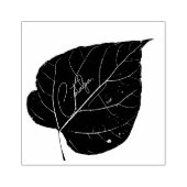 Catalpa Tree Leaf Print Rubber Stamp Rubberstempel (Afrduk)