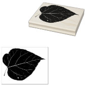 Catalpa Tree Leaf Print Rubberstempel (Gestempeld)