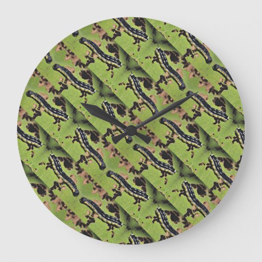 Catalpa Worms Camo Catfish Vist Grote Klok (Voorkant)