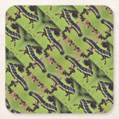 Catalpa Worms Camo Catfish Vist Kartonnen Onderzetters (Voorkant)