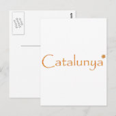 catalunya briefkaart (Voorkant / Achterkant)