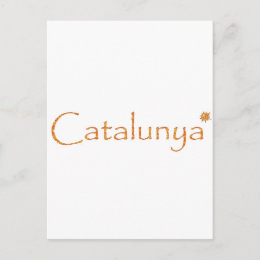 catalunya briefkaart (Voorkant)