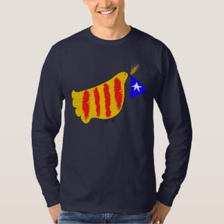 Catalunya Pau i Llibertat, Catalonië vredesduif T-shirt
