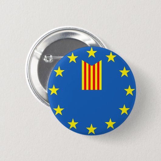 Catalunya Ronde Button 5,7 Cm (Voorkant /achterkant)