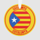 Catalunya Round Emblem Ornament (voorkant)
