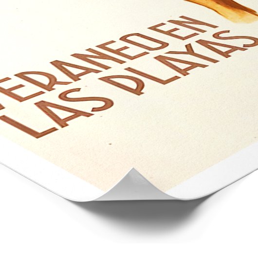 Catalunya Spanje vintage Poster (Hoek)