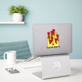 CATALUNYA STICKER (Laptop op bureau)