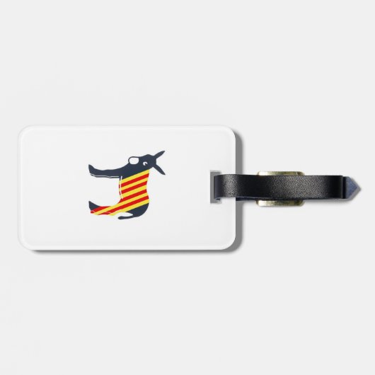 Catalunya suitcase Identification worldwide Bagagelabel (Achterkant horizontaal)