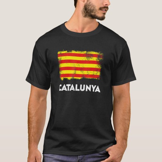 Catalunya vlag t-shirt (Voorkant)