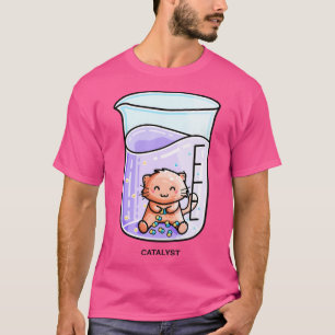 Catalyst Cute Chemistry Cat Pun T-shirt