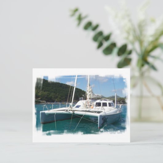 Catamaraans Briefkaart (Staand voorkant)