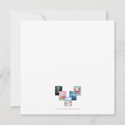 Catamaran Boat Gift Kaart (Achterkant)