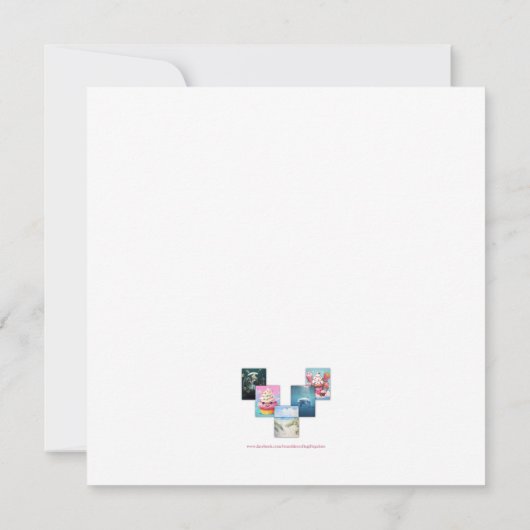 Catamaran Boat Gift Kaart (Achterkant)