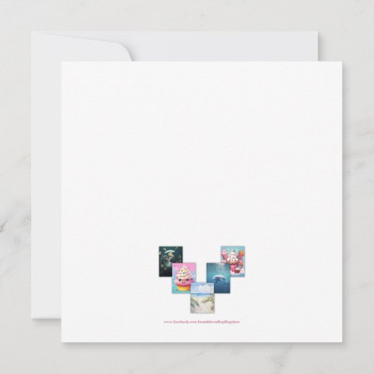 Catamaran Boat Gift Kaart (Achterkant)