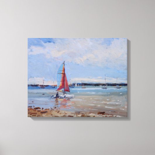 Catamaran Brittany Canvas Afdruk (Voorkant)