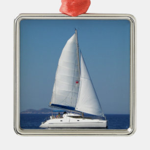 Catamaran Catchup Metalen Ornament
