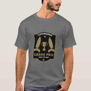 Catamaran Hydrofoil Zeilboot Racing T-shirt